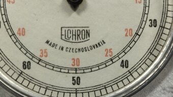 Staré kapesní stopky ELCHRON, ČSSR, funkční do sbírky - 7