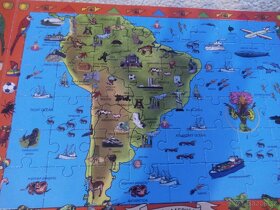 Můj atlas světa s puzzle kniha 6+ - 7