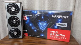 SAPPHIRE NITRO+ AMD Radeon RX 7900 XTX Vapor-X 24G -top stav - 7