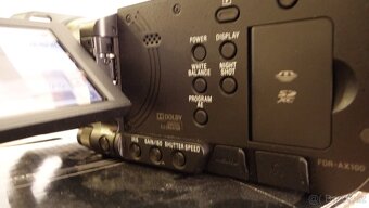 Sony FDR-AX100E, Full HD, 4K - 7