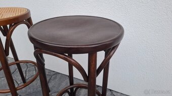 Barové židle po renovaci 2ks - 7