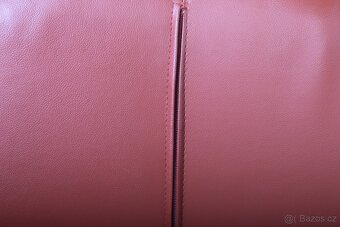 858 Křeslo polohovací, kožené s podnožkou - 7