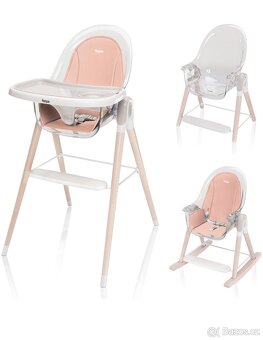 Dětská jídelní židle ZOPA Elite Pink - 7