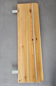 Dřevěná zábrana k posteli - masiv - 7