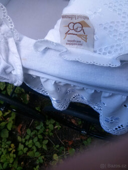 PROUTĚNY KOČAREK S MADEIR. KRAJKOU+ PANENKA ARIES NATAL 33cm - 7