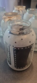 Pískováné svícny - 7