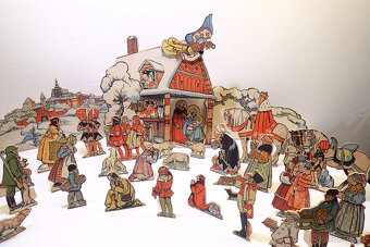 Betlém - starý - na překližce - 7