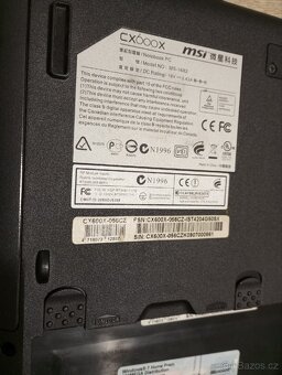 Notebook MSI MS-16G1 (FX600MX) - 7