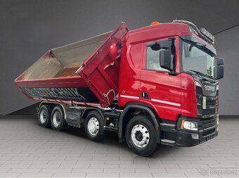 Scania R 520 8x4 třístranný sklápěč MEILLER - 7