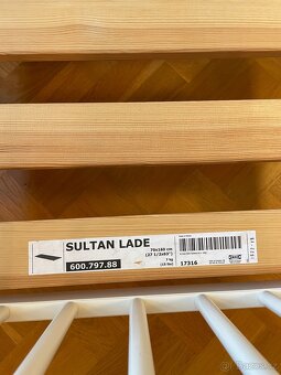 Dětská postel IKEA + rošt + matrace - 7