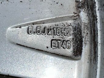 Original ALU kola VW 16" 6,5J ET46 + 205/55/R16 - 7