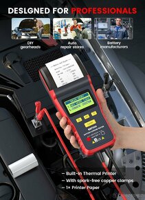 Ancel BST500 Tester autobaterie 12V a 24V s tiskárnou - 7