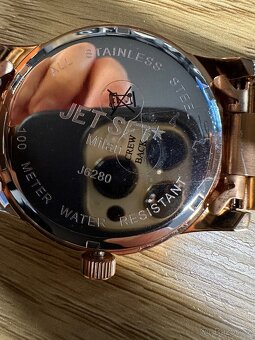 Stylové unisex hodinky JET SET Milan Rose Gold J6280R-162 - 7