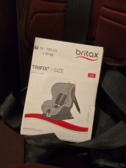 Prodej BRITAX TRIFIX 2 Burgundy Red, TOP stav - 7