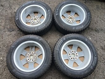 Prodám sadu Orig ALU kol Škoda 195/65R15 zimní - 7
