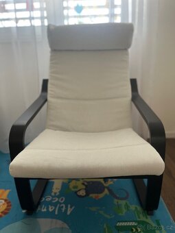 IKEA Křeslo a podnožka POANG - 7