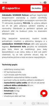 Odrážedlo Worker Pelican s brzdou - 7