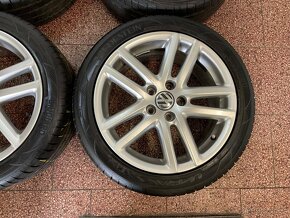 Originál Volkswagen ALU kola 5x112 r17 letní pneu 7,5mm - 7