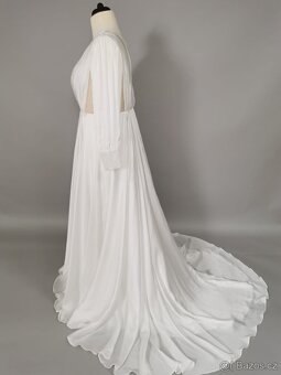 Luxusní nenošené svatební šaty, Marie, velikost (XL-2XL) - 7