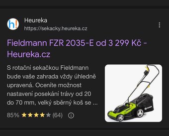 Sekačka Fieldmann FZR 2035E - 7