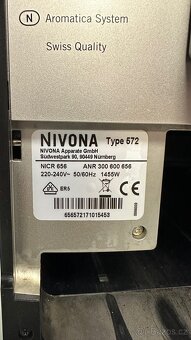 Automatické espresso, kávovar Nivona NiCR 656 - 7
