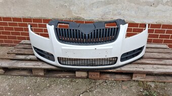 Fabia 2, Roomster, přední světla, nárazník, blatníky bílá - 7