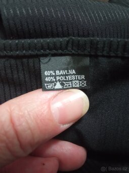 černá slim košile, vel.M - 7