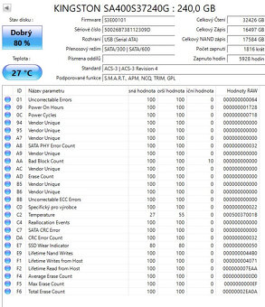 Disk SSD Kingston 240 GB - 7