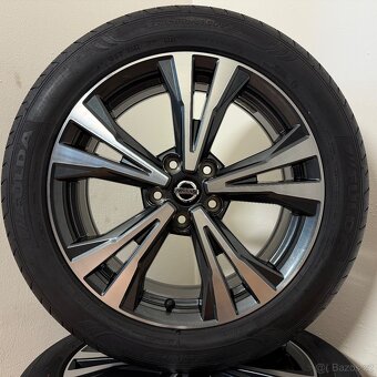 NISSAN QASHQAI 5x114,3 R18 ET40+LETNÍ 215/55R18 6mm - 7