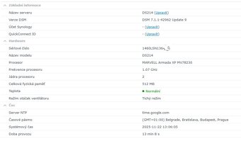 Synology DS214, 2x 3TB HDD (bez HDD cena 2.800,-) - 7