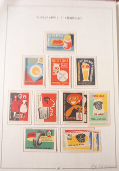 Album 363 zápalkových nálepek Slovensko 1961–1963 - 7