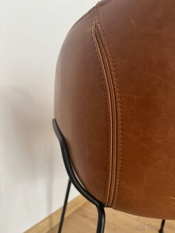 Prodáme jídelní koženkové židle Zuiver Feston – 4 ks, TOP st - 7