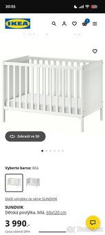 Dětská postýlka Ikea Sundvik - 7