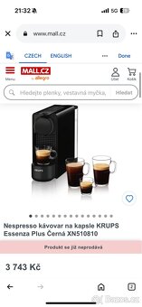 Kávovar nespresso krups - 7
