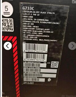 ASUS ROG Strix SCAR 17 G733ZX-KH067W Off Black - 7