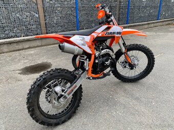 Pitbike Zuumav S3 125cc 14/12 (poloautomat) - oranžová - 7