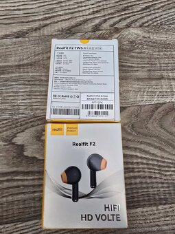 Bezdrátová sluchátka do uší Real-fit F2 - True Wireless TWS - 7