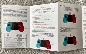 Bluetooth bezdrátový ovladač Nintendo Switch, PS3 a další. - 7