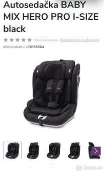 Dětská autosedačka - nová, nepoužitá - 7