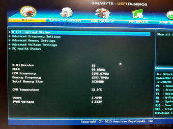 Gigabyte F2A55M-S1 + Cpu AMD + HDD 500GB + paměť 16GB - 7