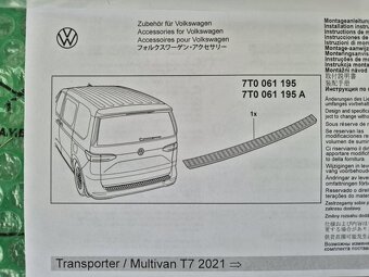 ochranná a ozdobná lišta zadního nárazníku design ušlechtilé - 7