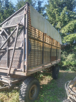 Zetor 8011, rozmetadlo hnoje RUR 60, silážní přívěs 7t. - 7