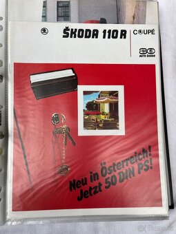 Škoda originální prodejní letáky 1940-1999 - 7