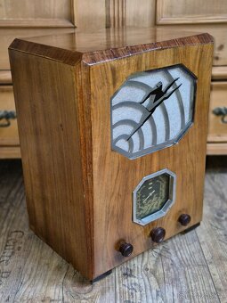 Starožitné rádio L.L.Lucien Levy,3688, rok 1935, Paříž - 7
