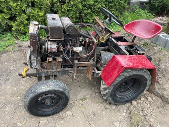 Malotraktor, traktor domácí výroby - 7
