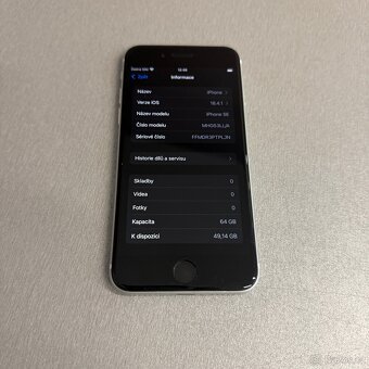 iPhone SE 2020 64GB bílý, pěkný stav, 12 měsíců záruka - 7