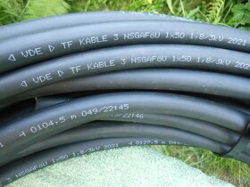 Jednožilový pryžový kabel 30 metrů - 7