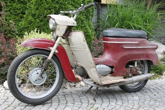 Jawa 50/20 r.v.1968 motor v chodu, lak původní - 7
