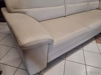 Kožená sedací souprava Rozkládací - 7