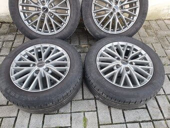 Alu kola 5x112 r16 7j et50 letni pneu 205/55/16 - 7